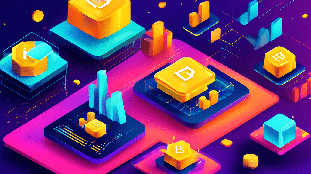 Create an image illustrating the factors contributing to the rise in Binance Coin (BNB) price today. Include elements representing market trends, bullish investor sentiment, increased trading volume,