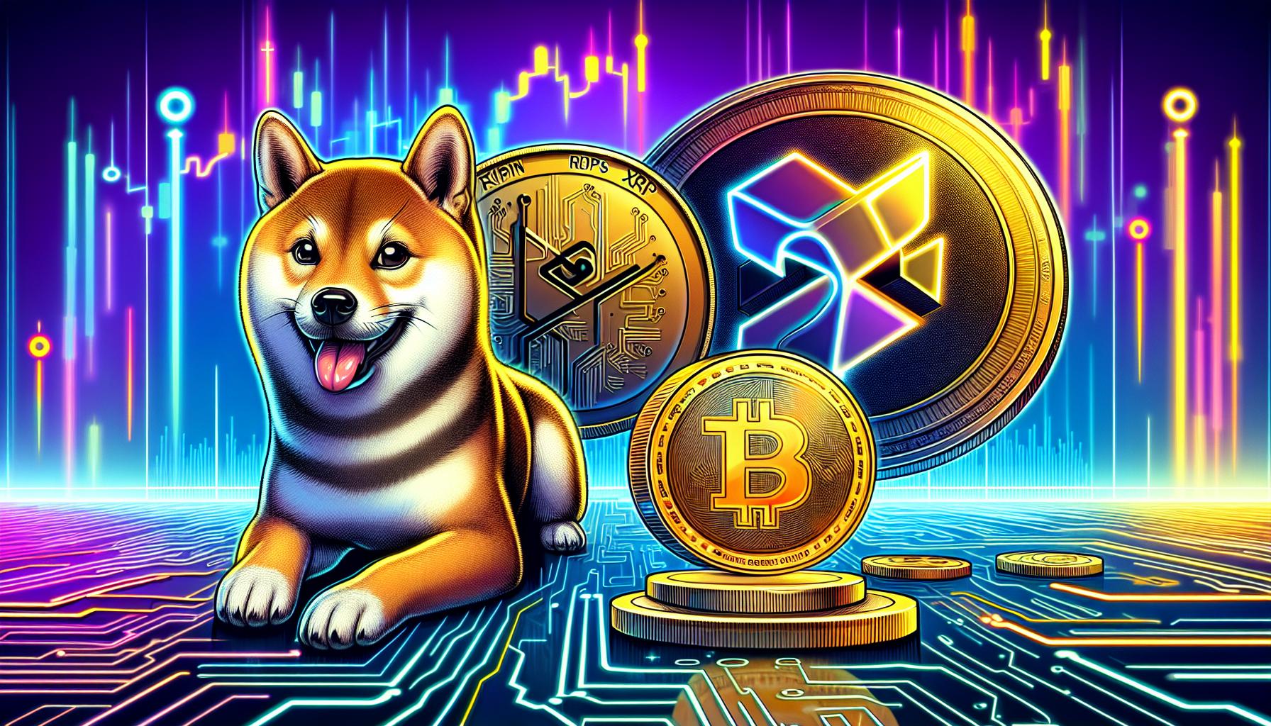 Shiba Inu Still Rising, XRP Surges, Bitcoin Death Cross Averted