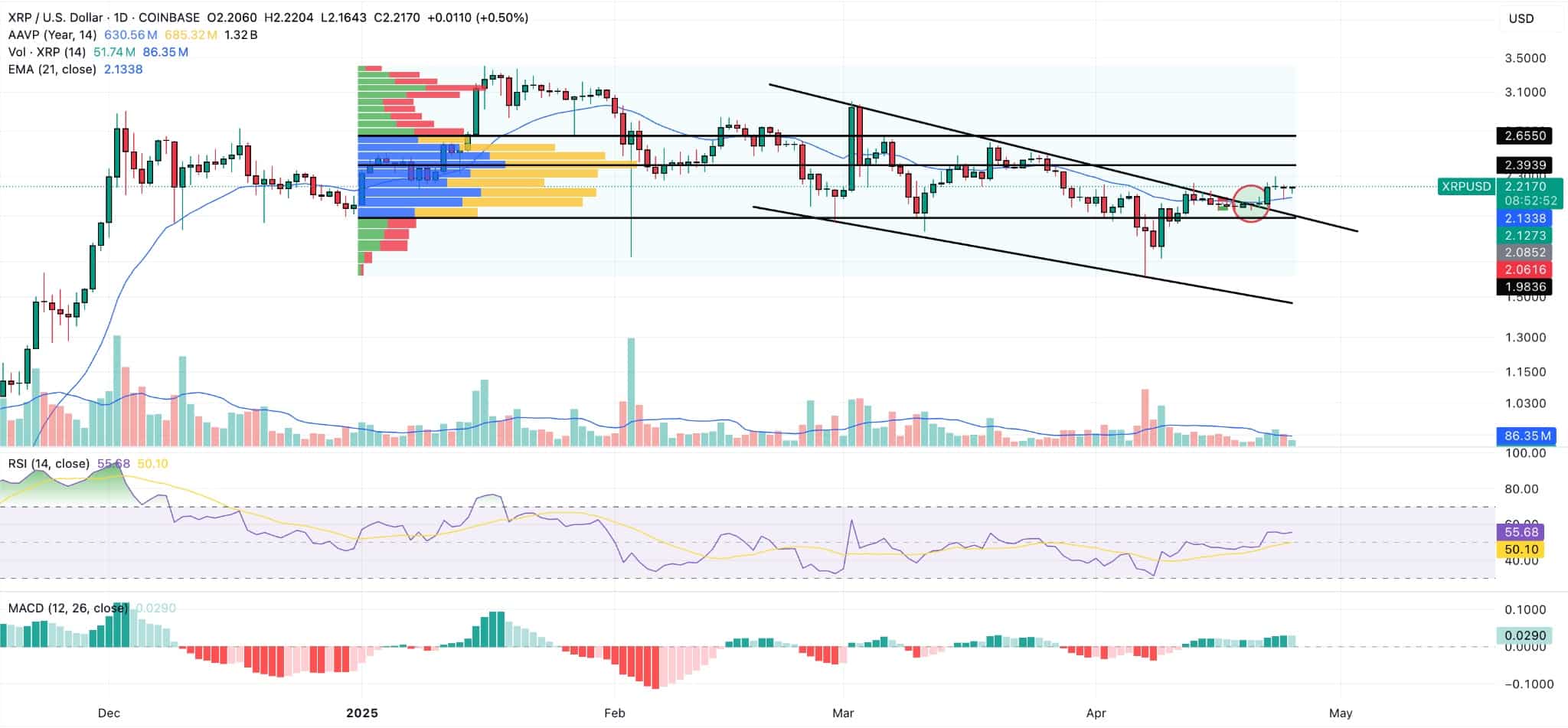 Bear Market Rally XRP and Cardano Could Hit 250 and 750 Soon 3 XRP/USD Daily Chart – Source: TradingView
