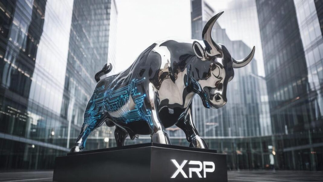 “BlackRock Bitcoin ETF revenue surge and XRP ETF momentum chart showing massive institutional activity.