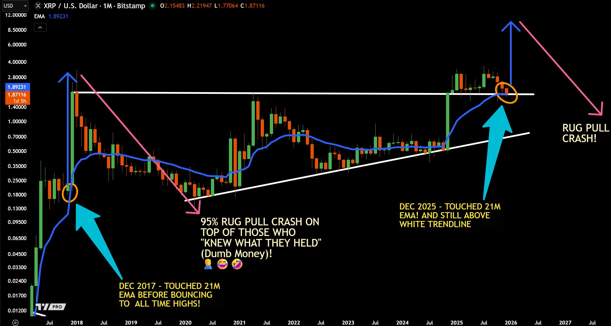 XRP Price: Testing Pattern for 1,573% Surge? 1 Xrp analysis