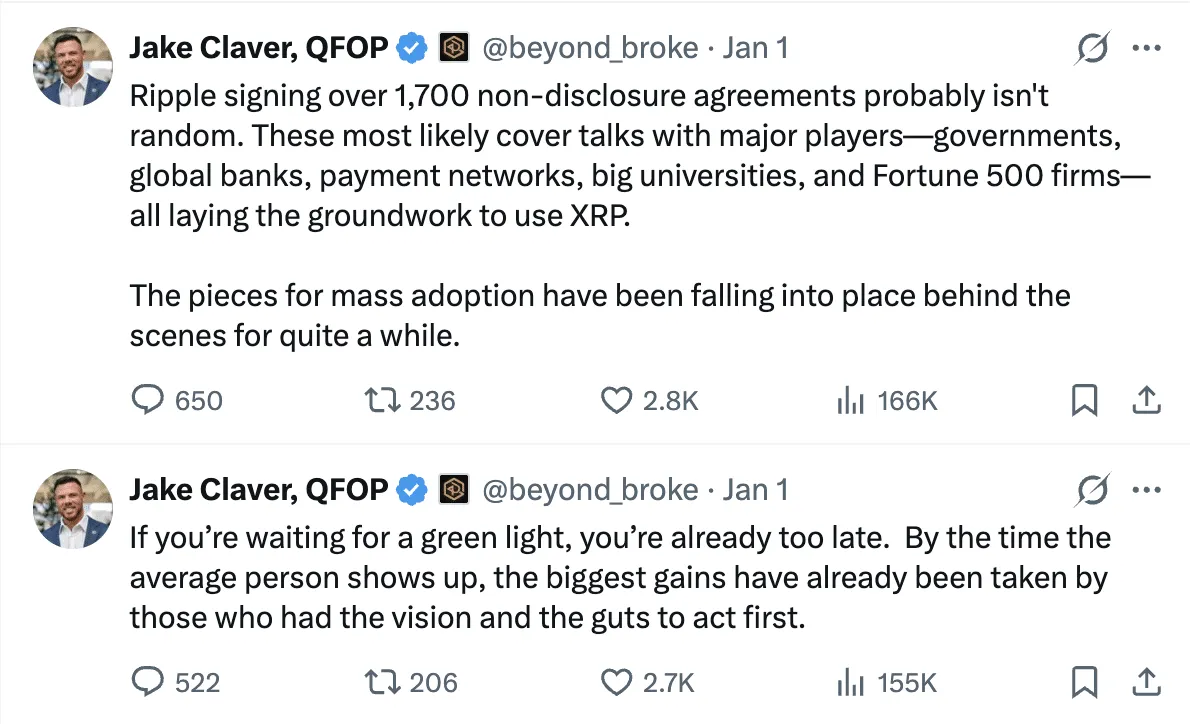 XRP Prediction: Timelines Extended, Says Jake Claver 1 Xrp analysis