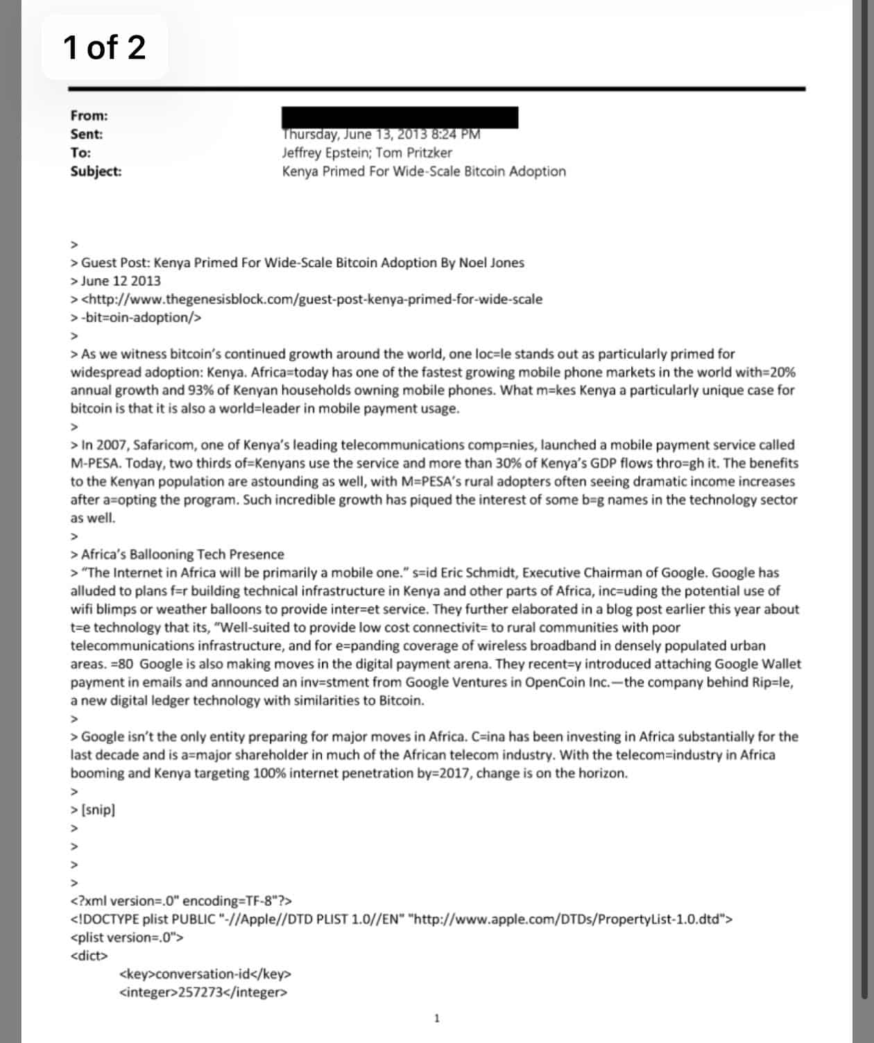 XRP: Email Reveals Early Interest 1 Xrp analysis